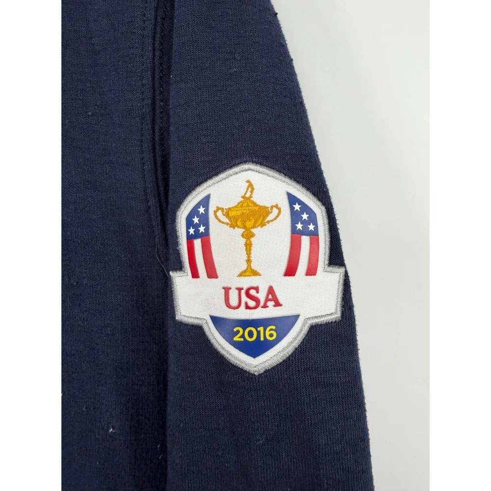 Polo Golf Ralph Lauren 2016 Ryder Cup USA Full Zip Jacket Navy Blue Mens Small S